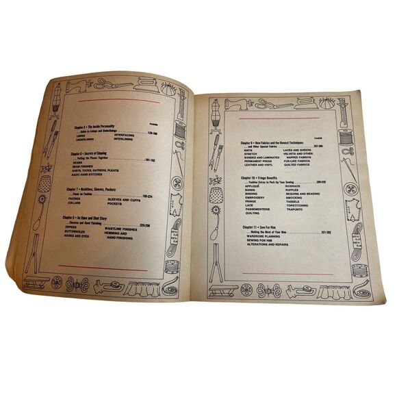 Vintage Book The Complete Family Sewing Book Awesome Art/Ephemera Gold Mine - Picture 3 of 10